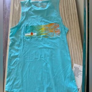Lululemon sculpt tank NWT ironman florida design size 2